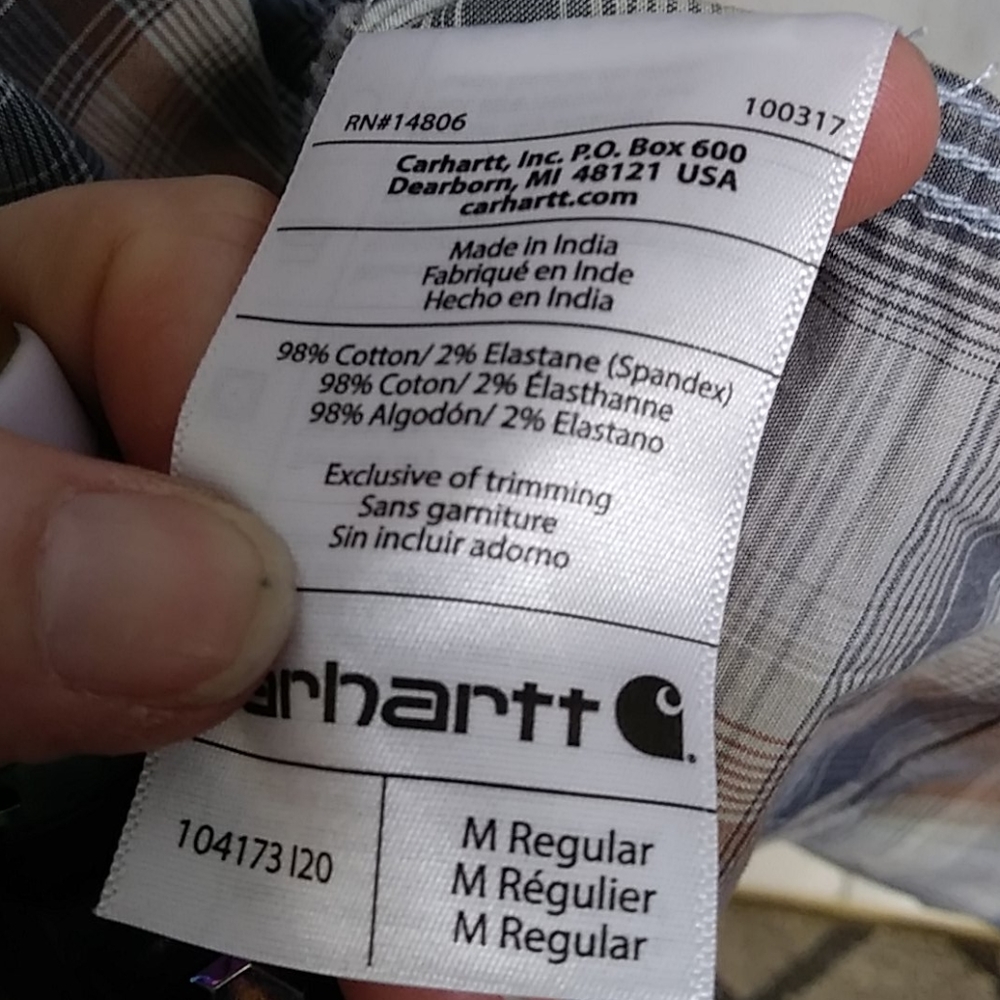 0520 Carhartt Short Sleeve Button Up - Picture 6 of 7